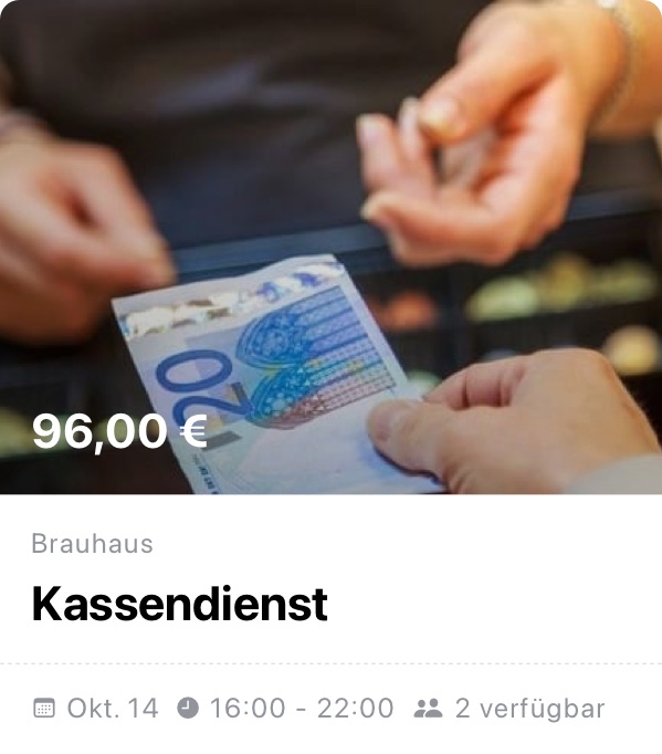 Kassendienst